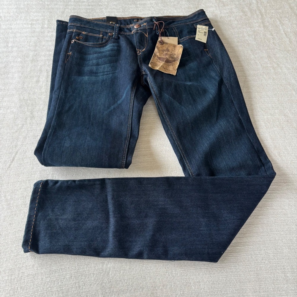 Source of Wisdom Sweet Skinny Jeans Dark Wash Indigo Size 9 NWT Maurices
